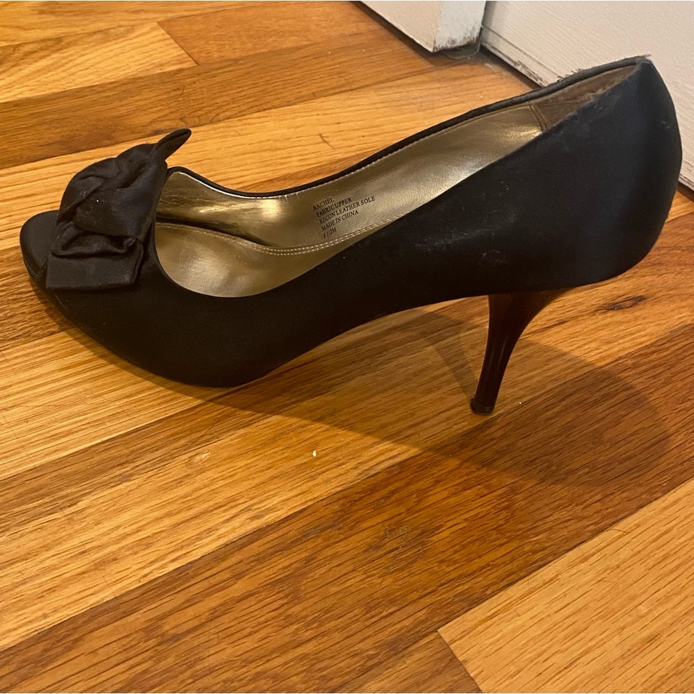 White House Black Market satin shoes, 8.5.